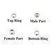 9.5mm Silver Prong Snap Poppers (Pack of 20) with Fixing Hand Tool